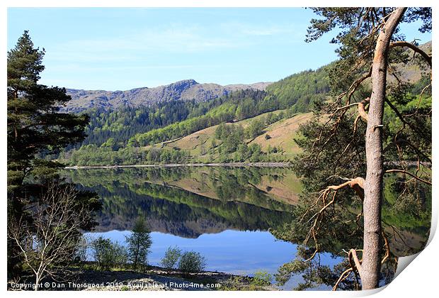 Reflections on Thirlmere Print by Dan Thorogood