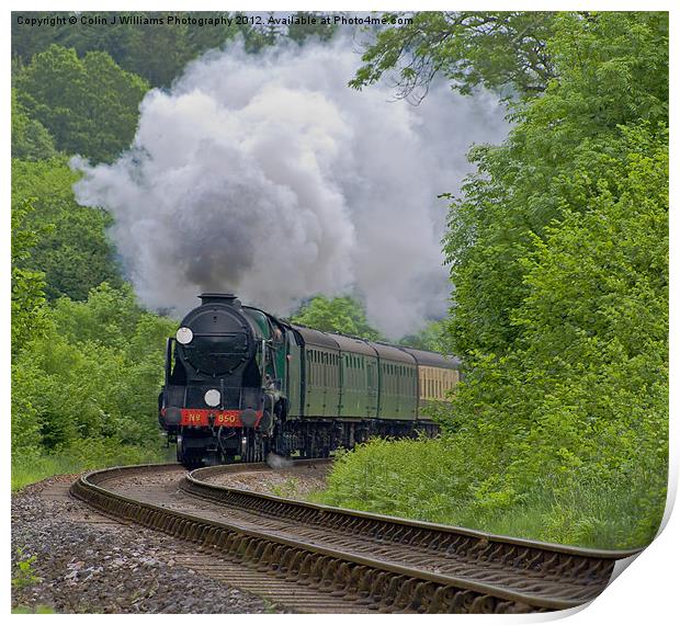 Lord Nelson - The Watercress Line Print by Colin Williams Photography