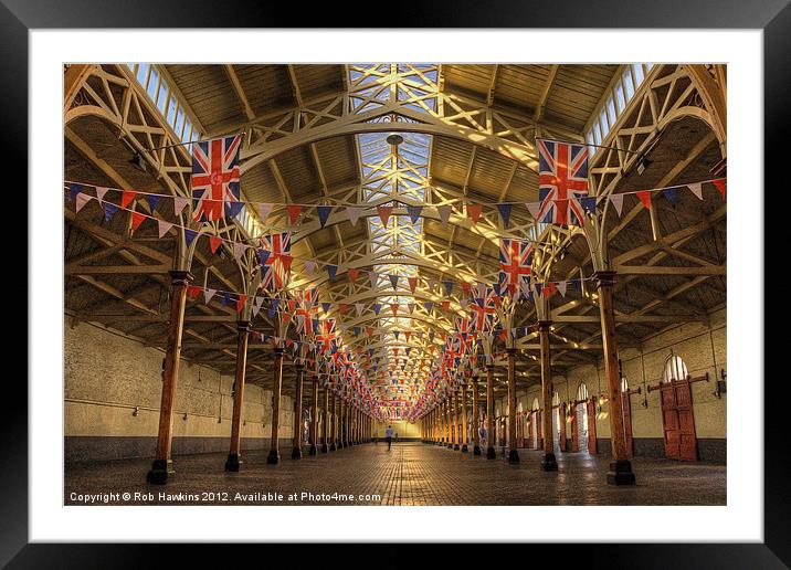 Jubilee Market Framed Mounted Print by Rob Hawkins