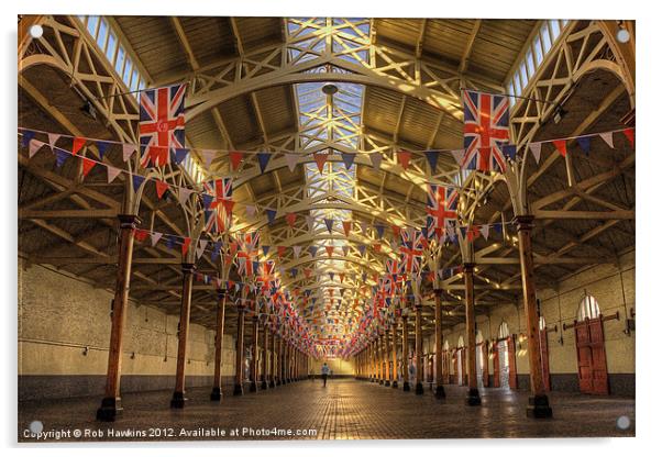 Jubilee Market Acrylic by Rob Hawkins