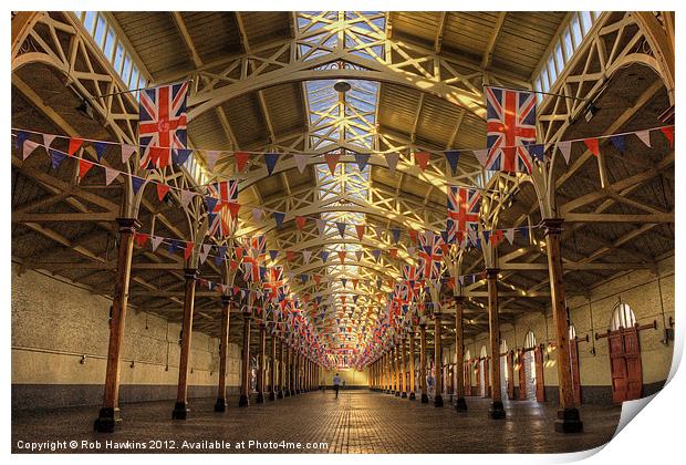 Jubilee Market Print by Rob Hawkins