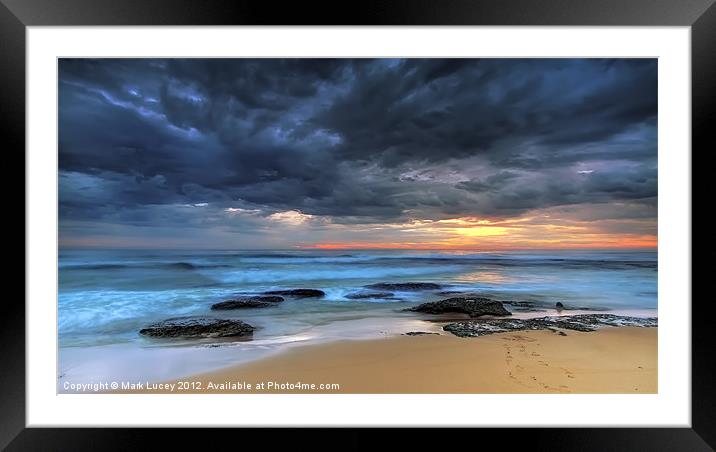 Where One once Stood Framed Mounted Print by Mark Lucey