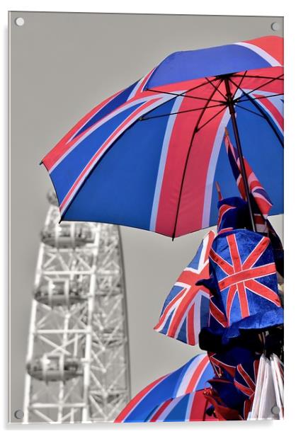 Jubilee Year in London. Acrylic by Becky Dix