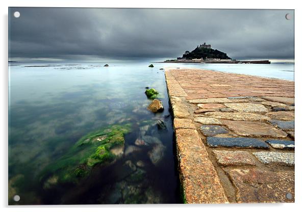 St Michaels Mount Acrylic by James Gilpin