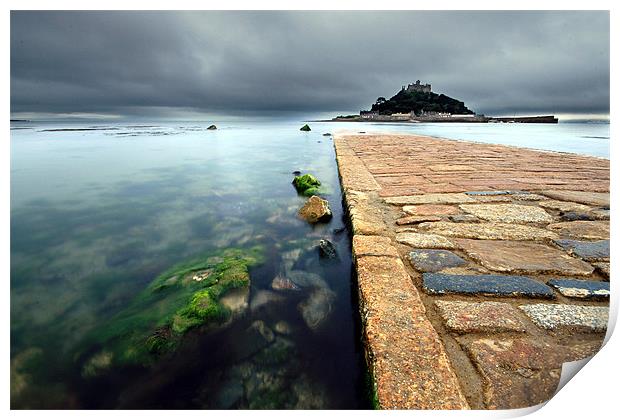 St Michaels Mount Print by James Gilpin
