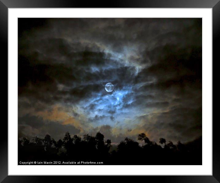 Dark Dreams of the Night Framed Mounted Print by Iain Mavin