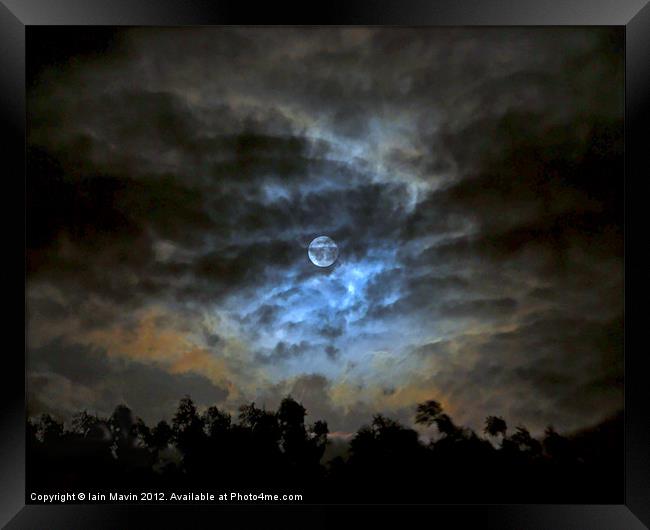 Dark Dreams of the Night Framed Print by Iain Mavin