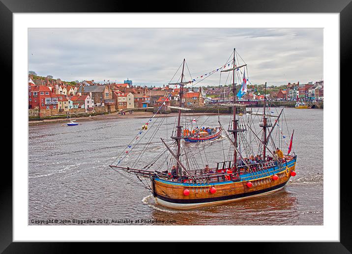 Setting Sail Framed Mounted Print by John Biggadike