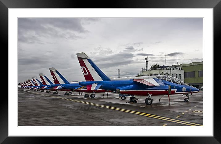 Patrouille de France Framed Mounted Print by Sam Smith