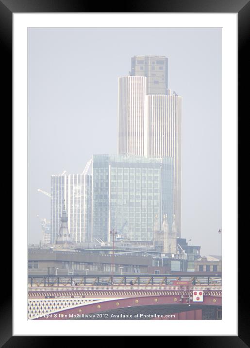 Tower 42 Framed Mounted Print by Iain McGillivray