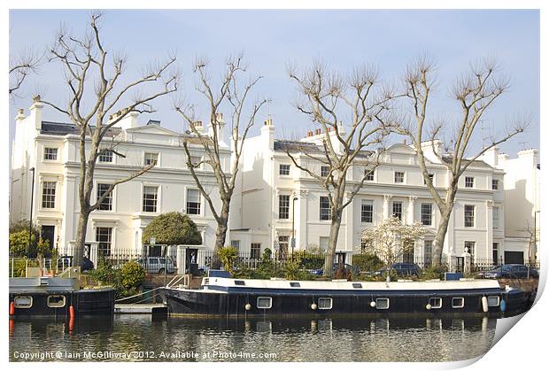 Little Venice Print by Iain McGillivray