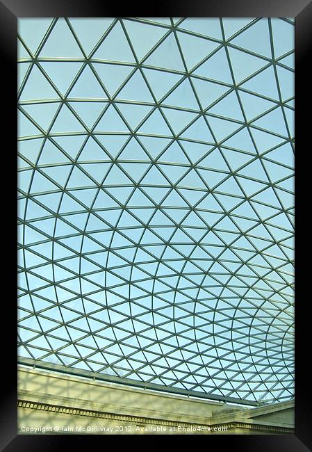 British Museum Roof Framed Print by Iain McGillivray