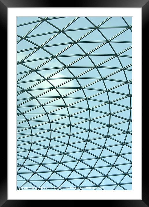 British Museum Roof Framed Mounted Print by Iain McGillivray