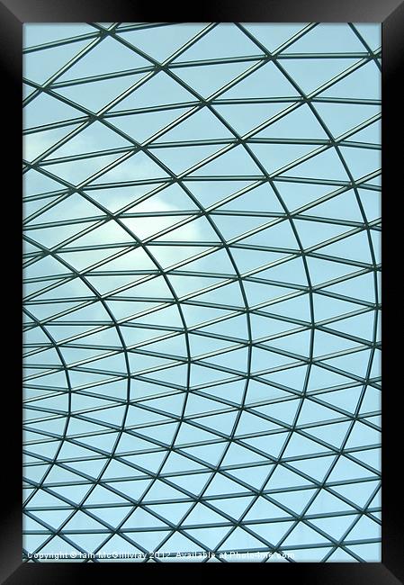 British Museum Roof Framed Print by Iain McGillivray