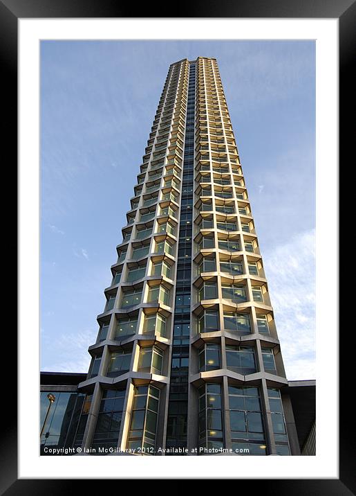 Centre Point Tower Framed Mounted Print by Iain McGillivray