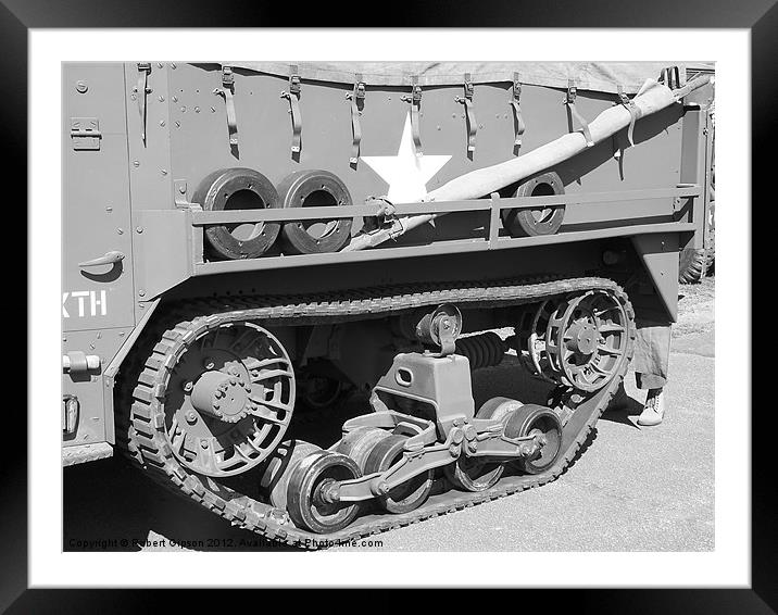 Half Track Framed Mounted Print by Robert Gipson