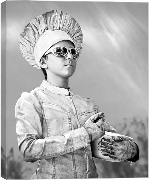 The Silver Chef Canvas Print by Dennis Gay