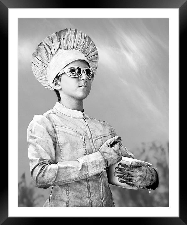 The Silver Chef Framed Mounted Print by Dennis Gay