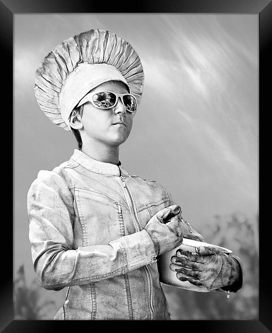 The Silver Chef Framed Print by Dennis Gay