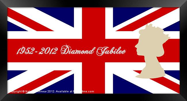 Queen Elizabeth II Diamond Jubilee Framed Print by Natalie Kinnear