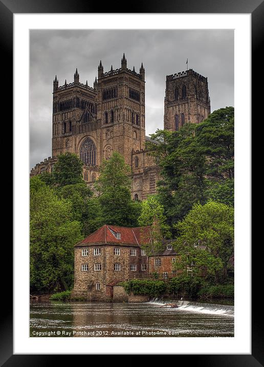 Durham Cathedral Framed Mounted Print by Ray Pritchard