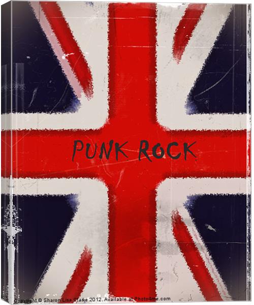 Punk Rock Canvas Print by Sharon Lisa Clarke
