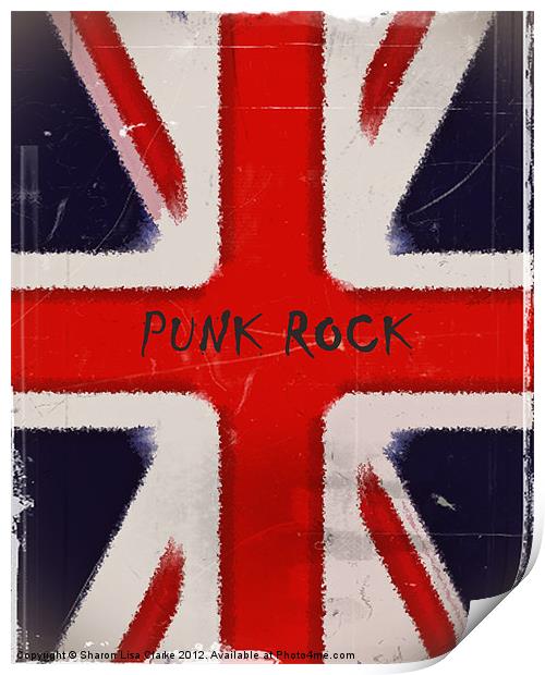 Punk Rock Print by Sharon Lisa Clarke