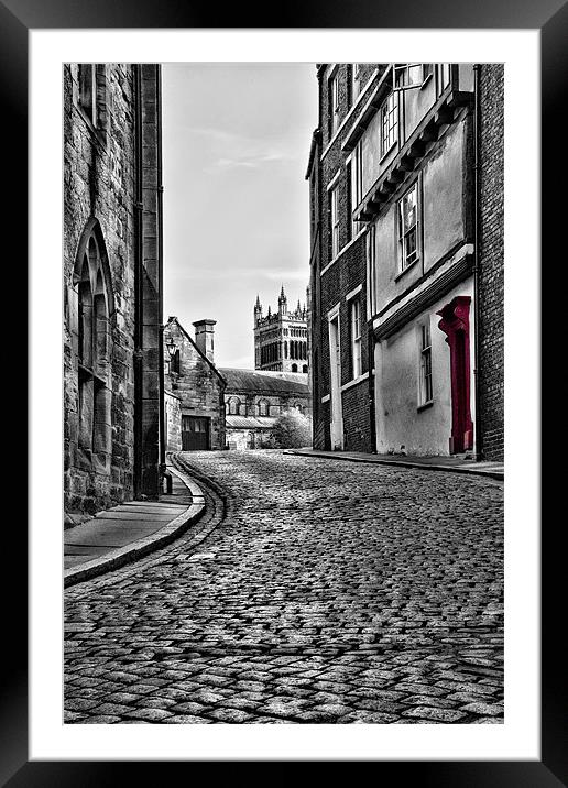 Owengate Street Framed Mounted Print by Northeast Images