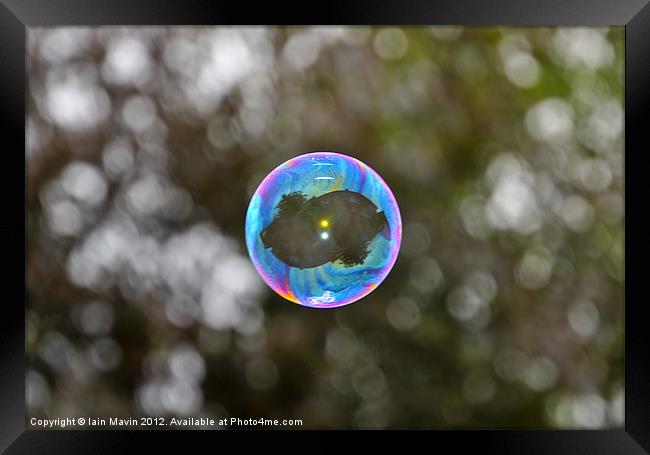 Bubble Me Framed Print by Iain Mavin