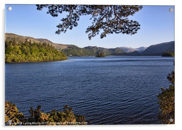 Derwent Water Acrylic by Lynne Morris (Lswpp)