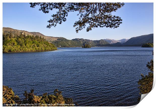 Derwent Water Print by Lynne Morris (Lswpp)