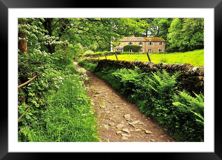 Pathway To Pendle Framed Mounted Print by Jason Connolly