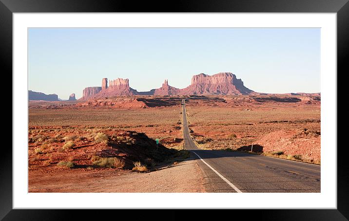 Monument Valley Framed Mounted Print by Julie Ormiston