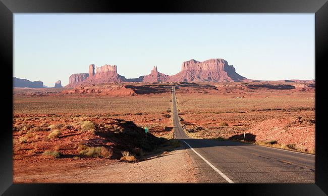 Monument Valley Framed Print by Julie Ormiston