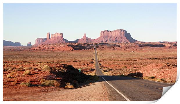 Monument Valley Print by Julie Ormiston