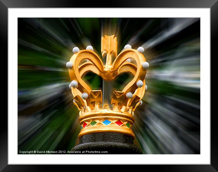 GOLDEN CROWN Framed Mounted Print by David Atkinson