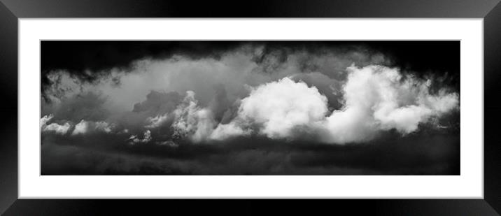 Afternoon sky Framed Mounted Print by Kevin Dobie