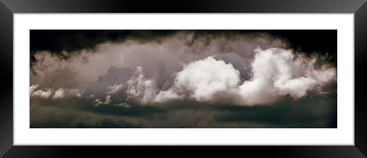 Afternoon sky 2 Framed Mounted Print by Kevin Dobie