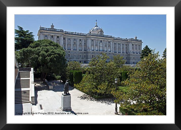 Palacio Real I Framed Mounted Print by David Pringle