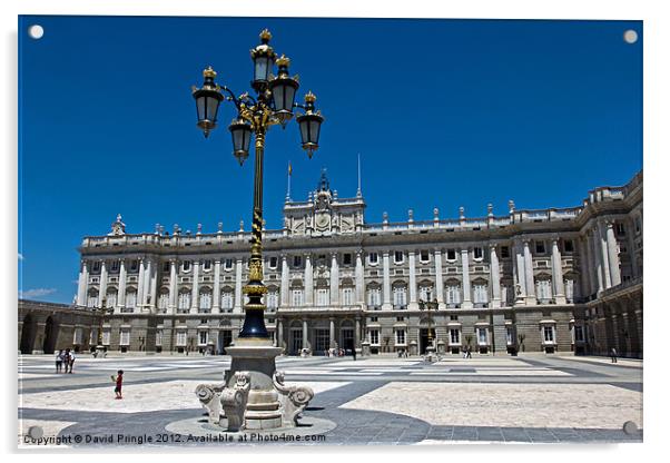 Palacio Real II Acrylic by David Pringle