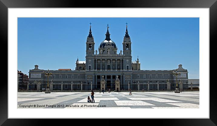 Catedral de la Almudena Framed Mounted Print by David Pringle