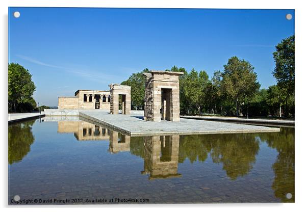 Templo de Debod I Acrylic by David Pringle