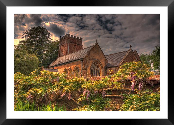 All Saints Church, Nynehead, Somerset Framed Mounted Print by Dean Messenger