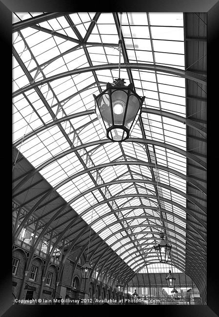 Covent Garden Roof Framed Print by Iain McGillivray