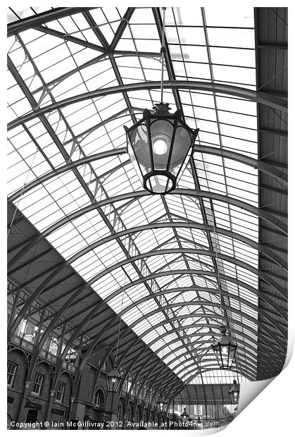 Covent Garden Roof Print by Iain McGillivray