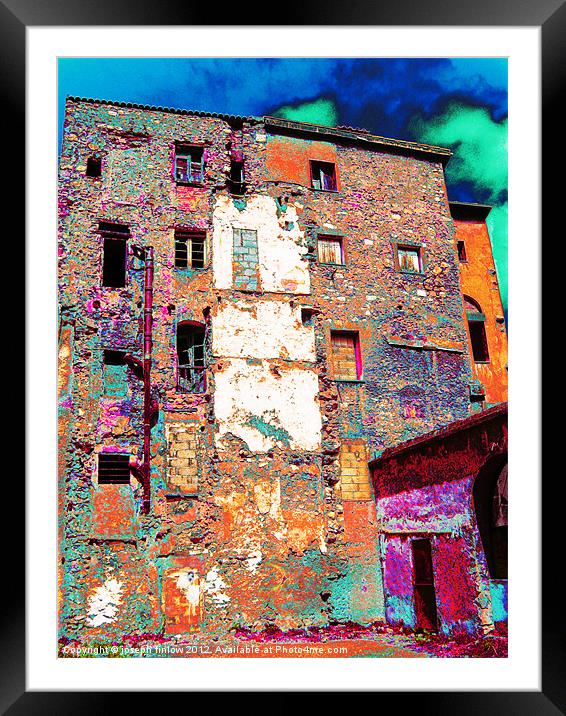 urban abstract Framed Mounted Print by joseph finlow canvas and prints