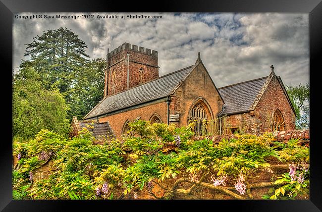 All Saints Church Framed Print by Sara Messenger