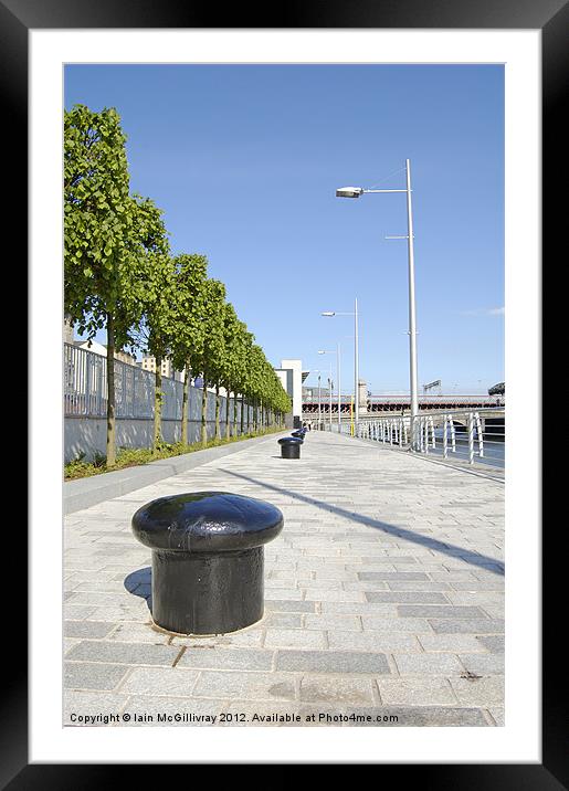 Glasgow Waterfront Framed Mounted Print by Iain McGillivray