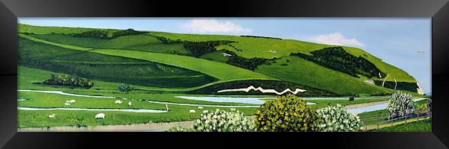 Glorious Cuckmere Valley Framed Print by Roger Stevens