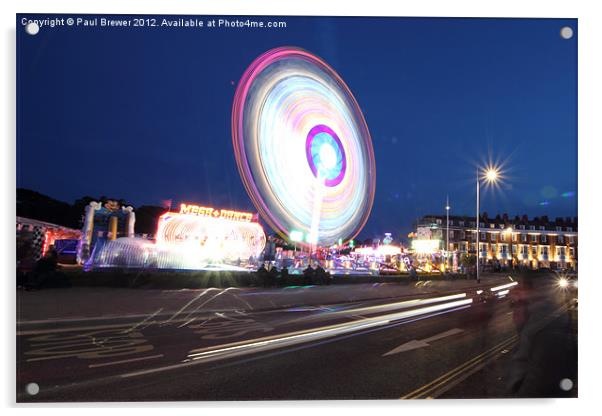 Fun Fair. Acrylic by Paul Brewer